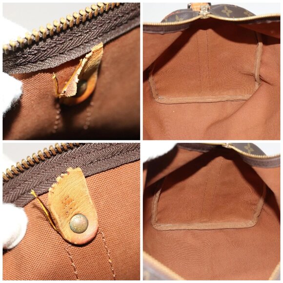 LOUIS VUITTON Monogram Keepall Bandouliere 45 Boston Bag M41418 LV Auth 131247 - Picture 15 of 16